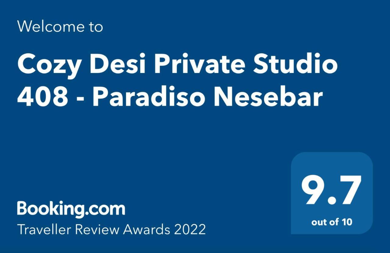 Paradiso 'В' 408 Private Studio Nessebar Zewnętrze zdjęcie